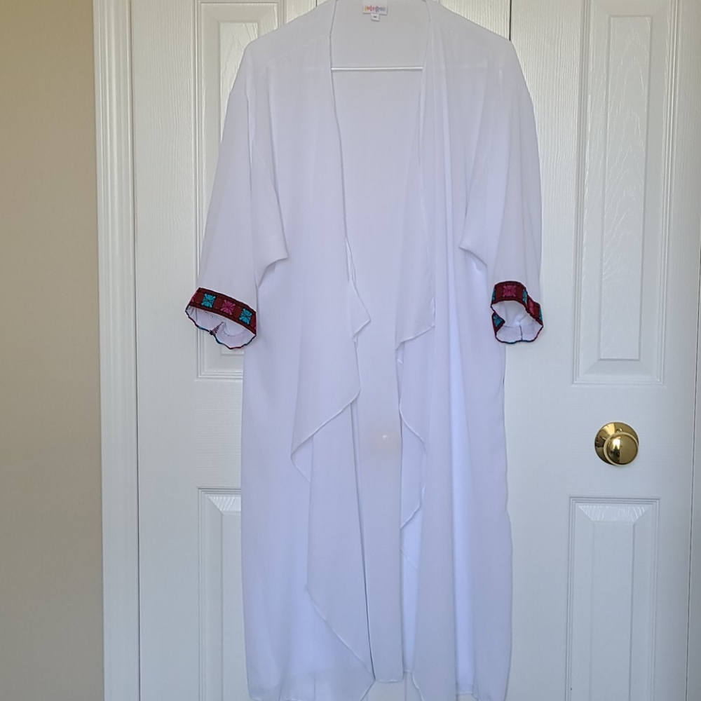 White kimono cover up